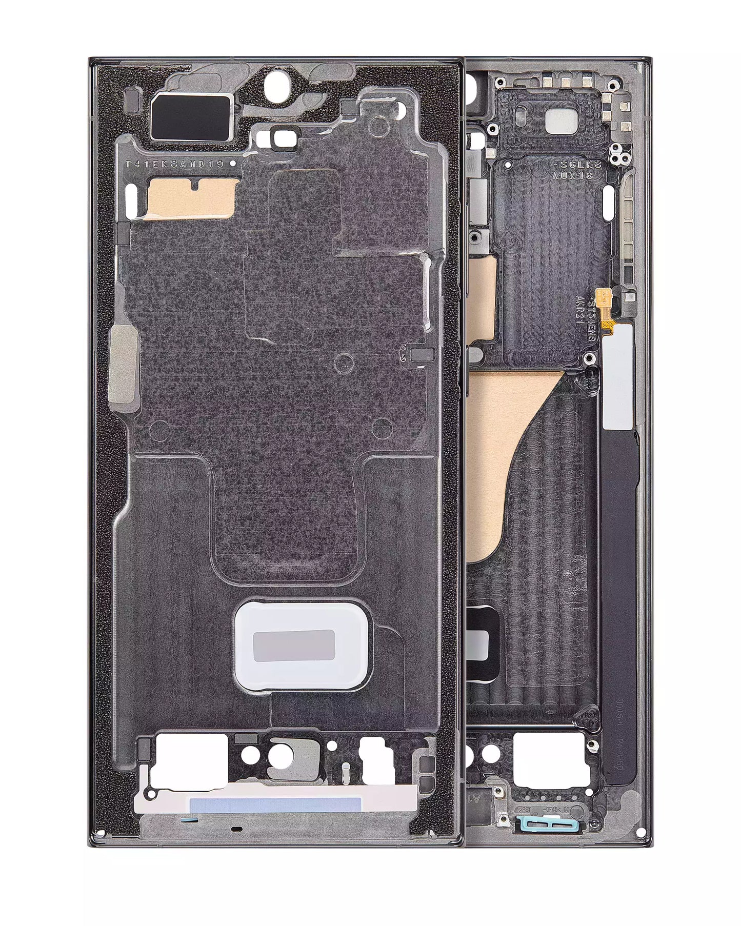 Mid-Frame Housing For Samsung Galaxy S23 Ultra 5G (US & International) (Green) (Service Pack)