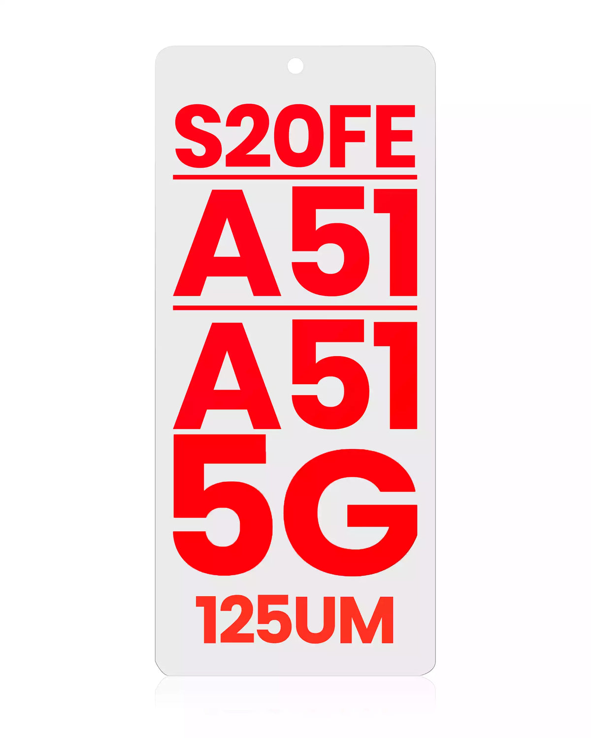 OCA For Samsung Galaxy S20 FE / A51 4G (A515 / 2019) / A51 5G (A516 / 2020) (10 Pack) - product image 1