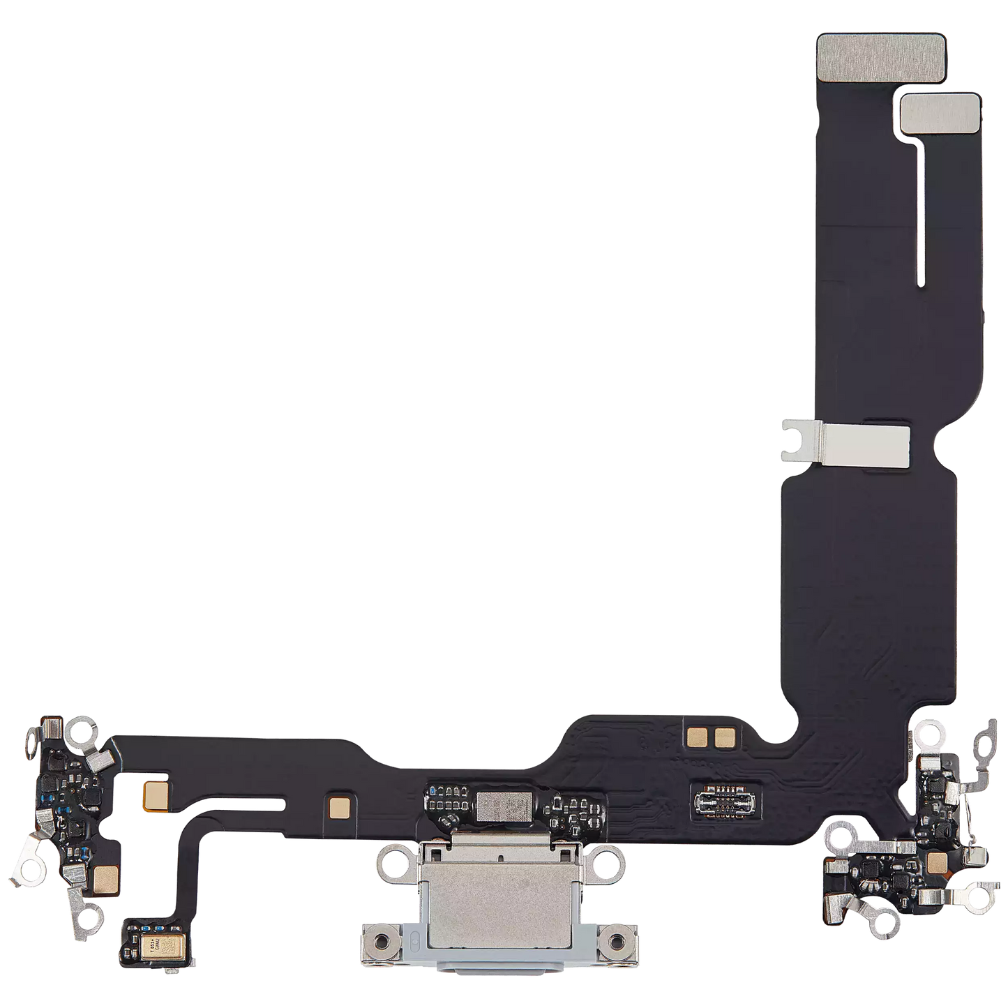 Charging Port Flex Cable For iPhone 15 Plus (Aftermarket Plus) (Blue)