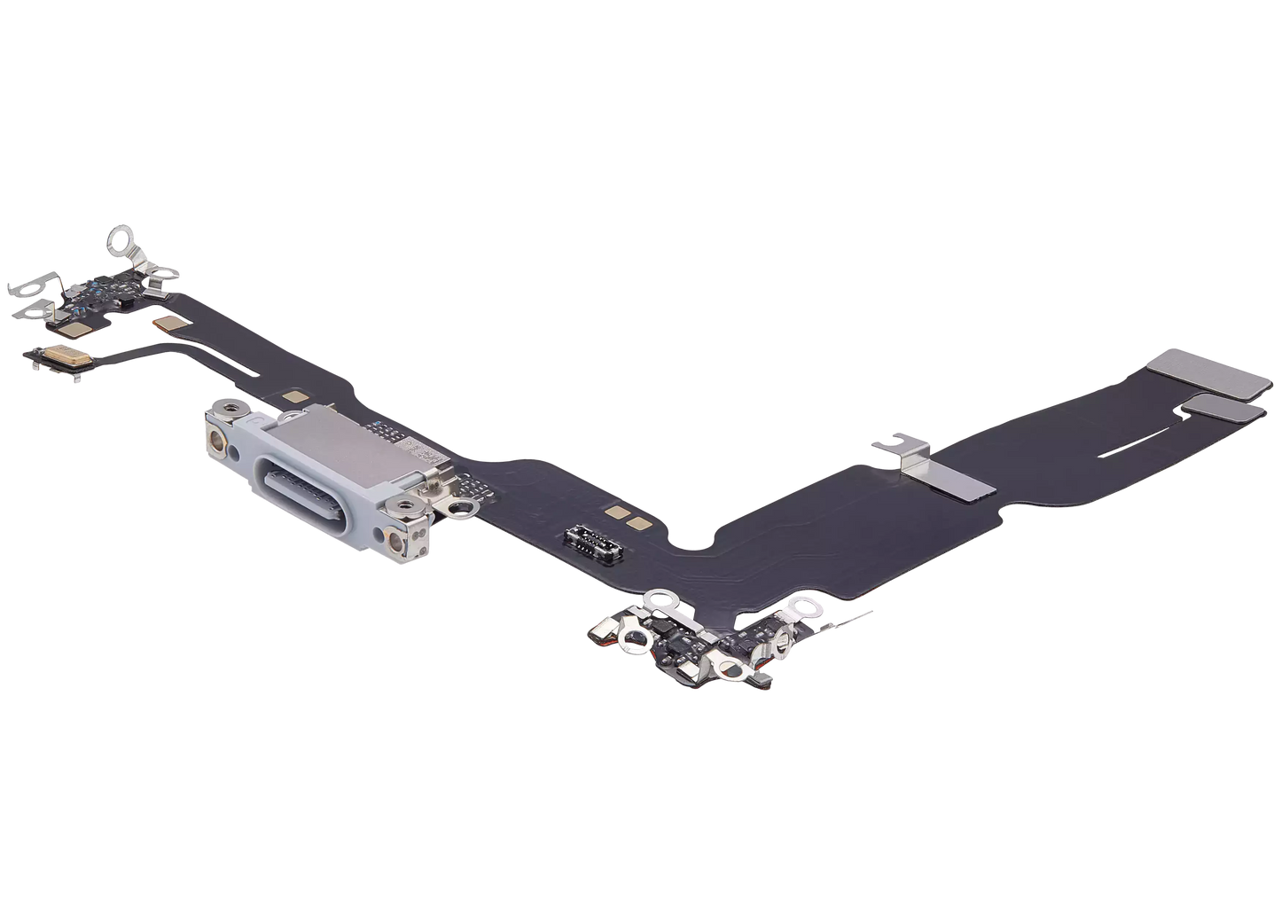 Charging Port Flex Cable For iPhone 15 Plus (Aftermarket Plus) (Blue)