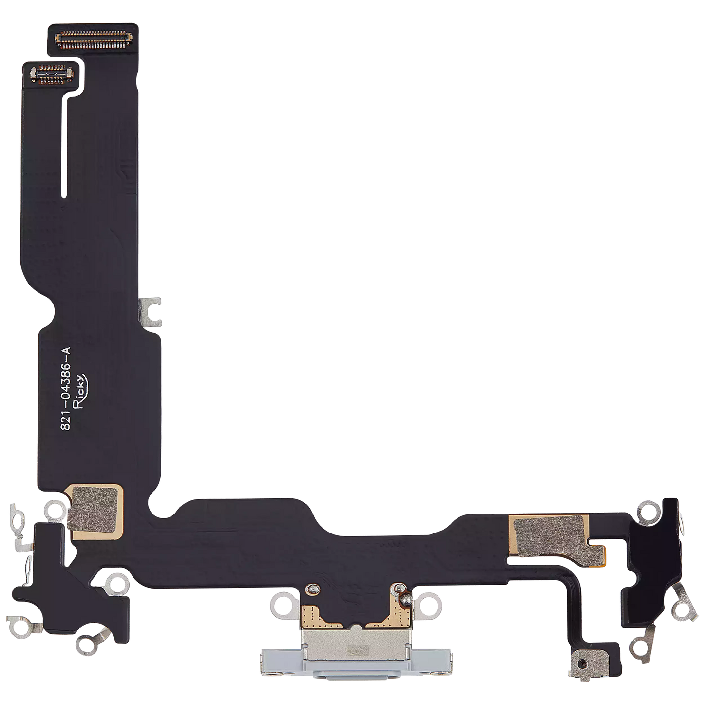 Charging Port Flex Cable For iPhone 15 Plus (Aftermarket Plus) (Blue)