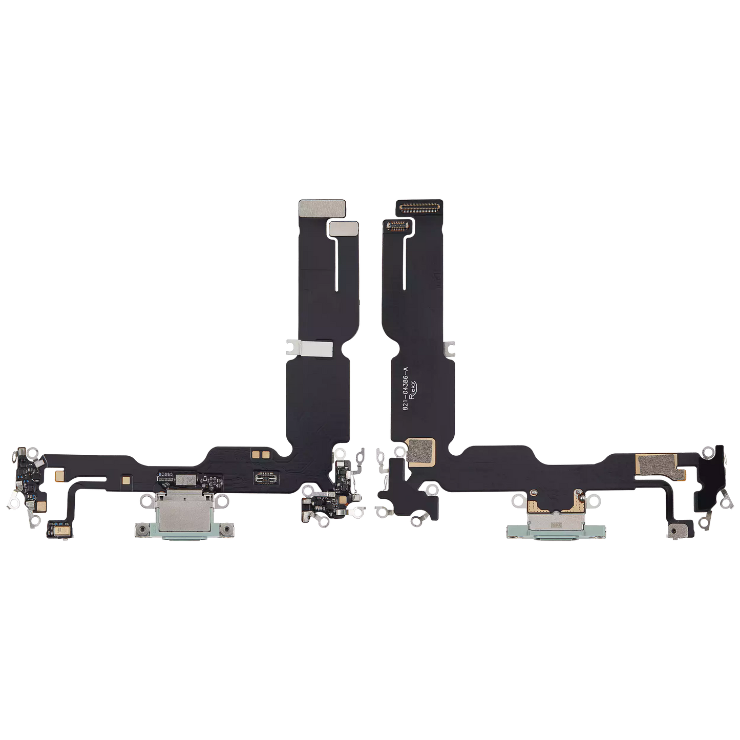 Charging Port Flex Cable For iPhone 15 Plus (Aftermarket Plus) (Green)