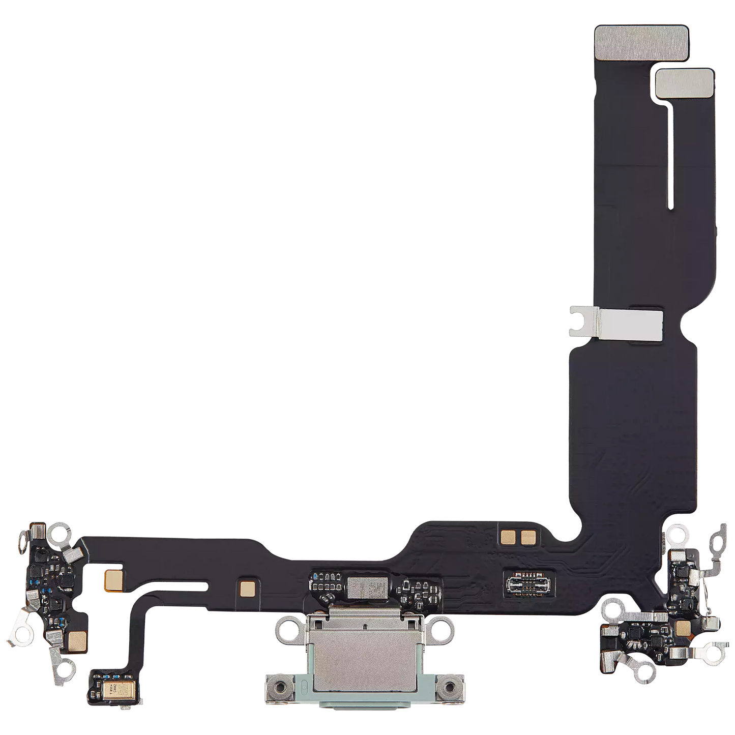 Charging Port Flex Cable For iPhone 15 Plus (Aftermarket Plus) (Green)