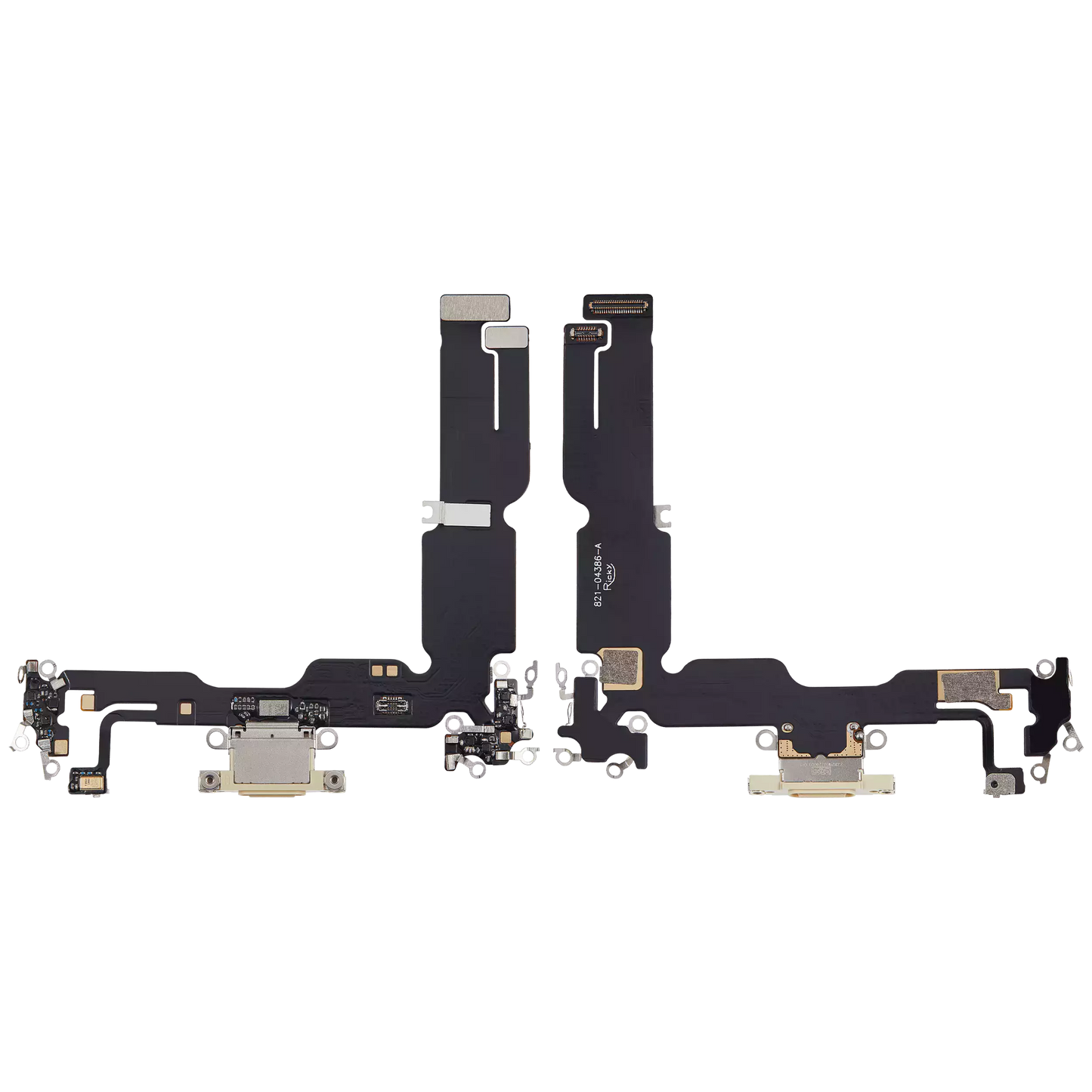 Charging Port Flex Cable For iPhone 15 Plus (Aftermarket Plus) (Yellow)