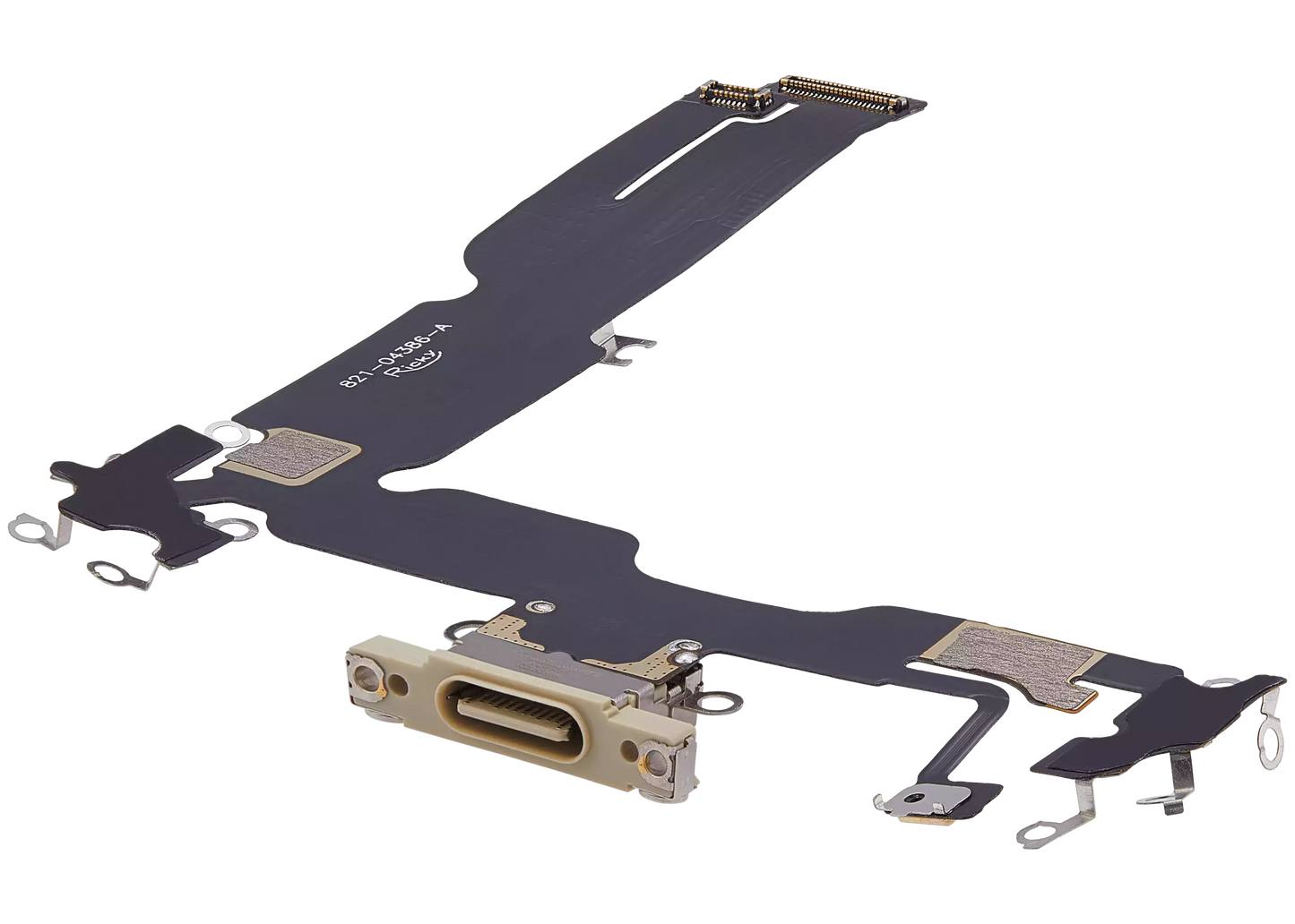 Charging Port Flex Cable For iPhone 15 Plus (Aftermarket Plus) (Yellow)