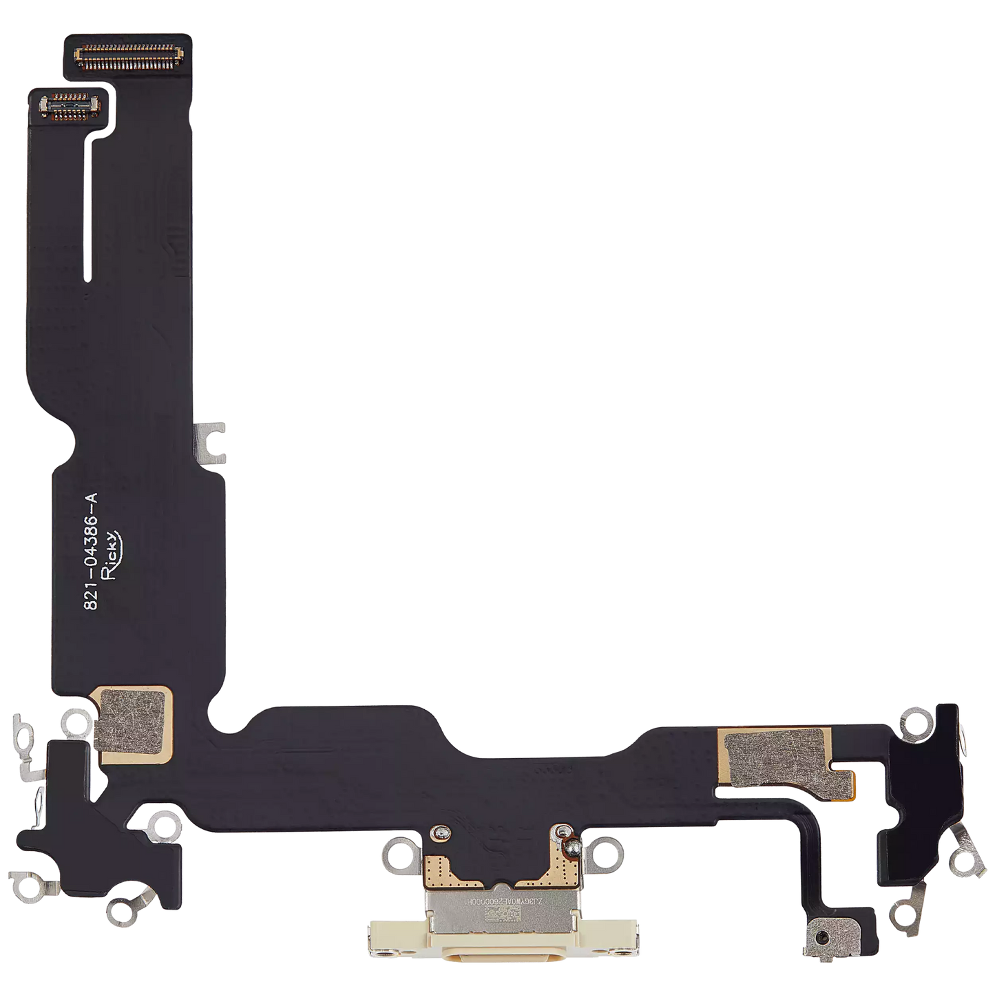 Charging Port Flex Cable For iPhone 15 Plus (Aftermarket Plus) (Yellow)
