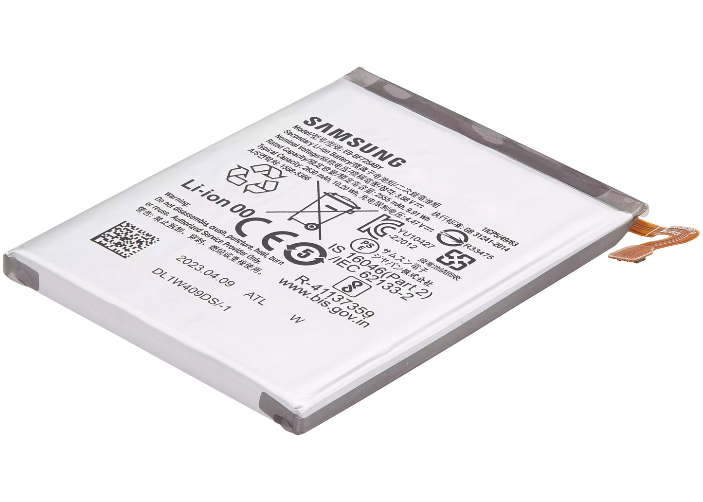 Buy Replacement Battery (Main) For Samsung Galaxy Z Flip 4 5G (EB-BF725ABY) - High Quality Replacement Part - View 4 | TechDrip Canada