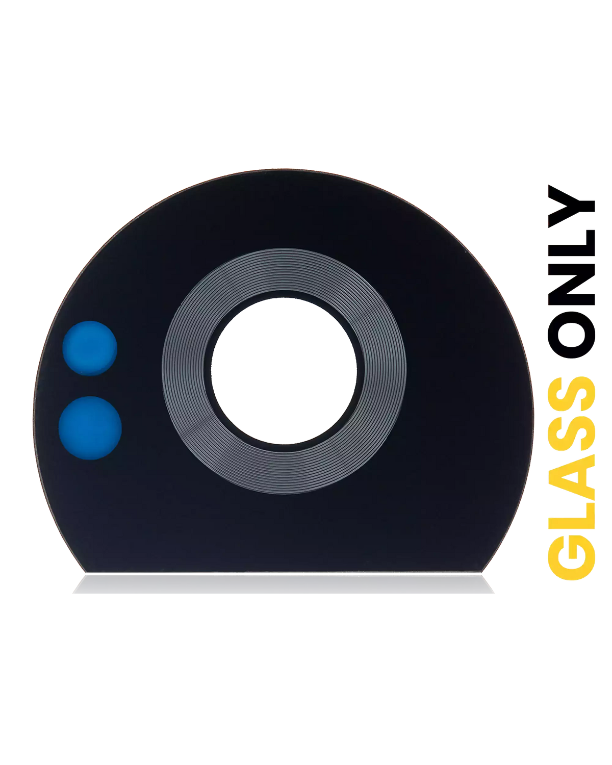 Back Camera Lens (Glass Only) With Adhesive For Motorola Moto Z2 Play (XT1710 / 2017) (Black) - Motorola replacement part, primary product view, SKU 107082049105