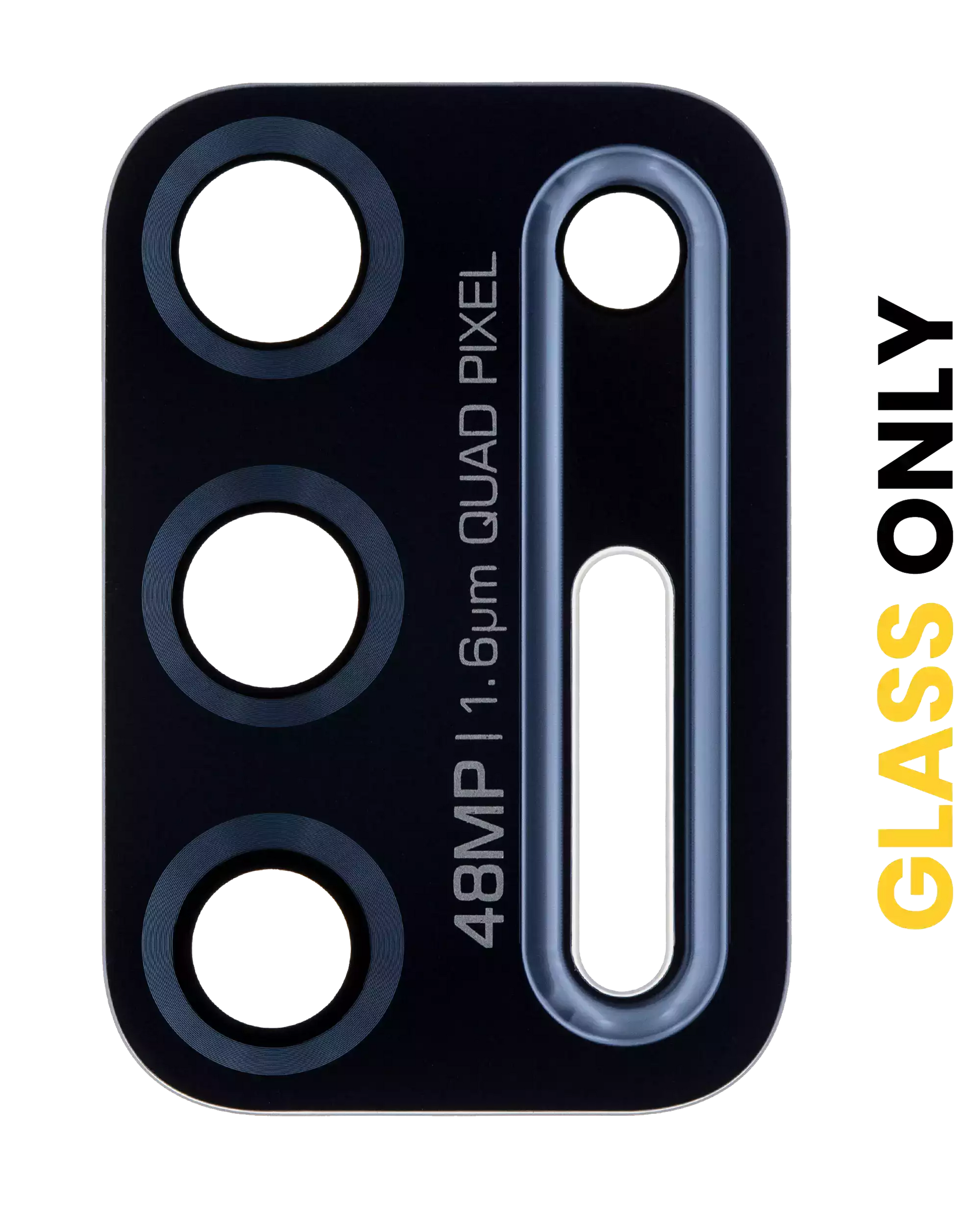 Back Camera Lens (Glass Only) With Adhesive For Motorola Moto G Stylus 6.8" (XT2115 / 2021) (Aurora Black) replacement part for compatible Motorola phone, SKU 107082083322, product image 1