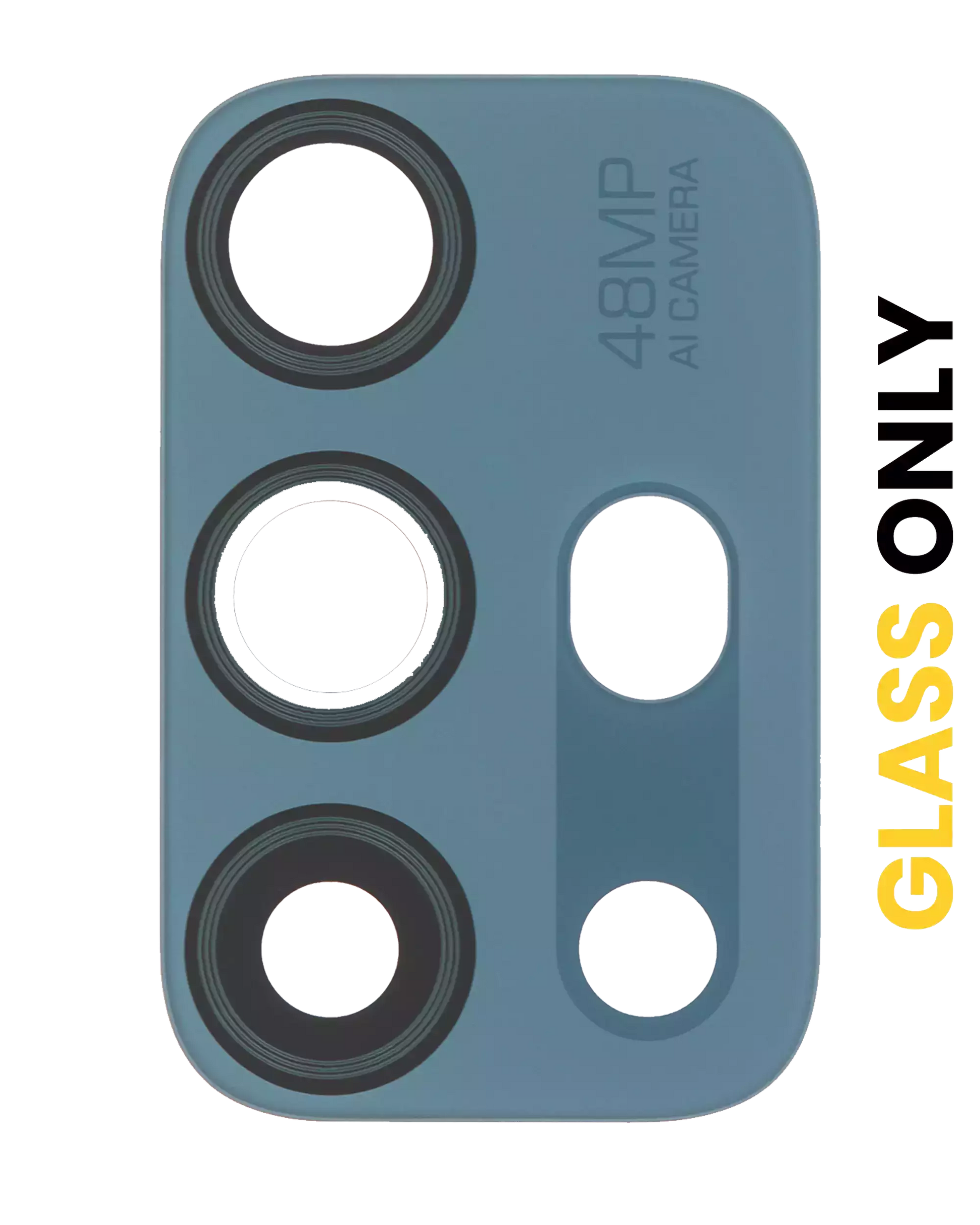 Back Camera Lens (Glass Only) With Adhesive For Motorola Moto G10 (XT2127-2 / 2021) / G10 Power (XT2127-4 / 2021) (Breeze Blue) replacement part for compatible Motorola phone, SKU 107082089121, product image 1