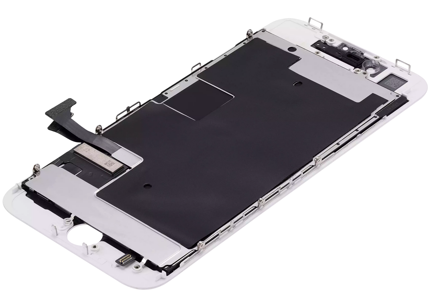 LCD Assembly With Steel Plate For iPhone 8 / SE (2020 / 2022) (Aftermarket Pro: XO7 Incell) (White)