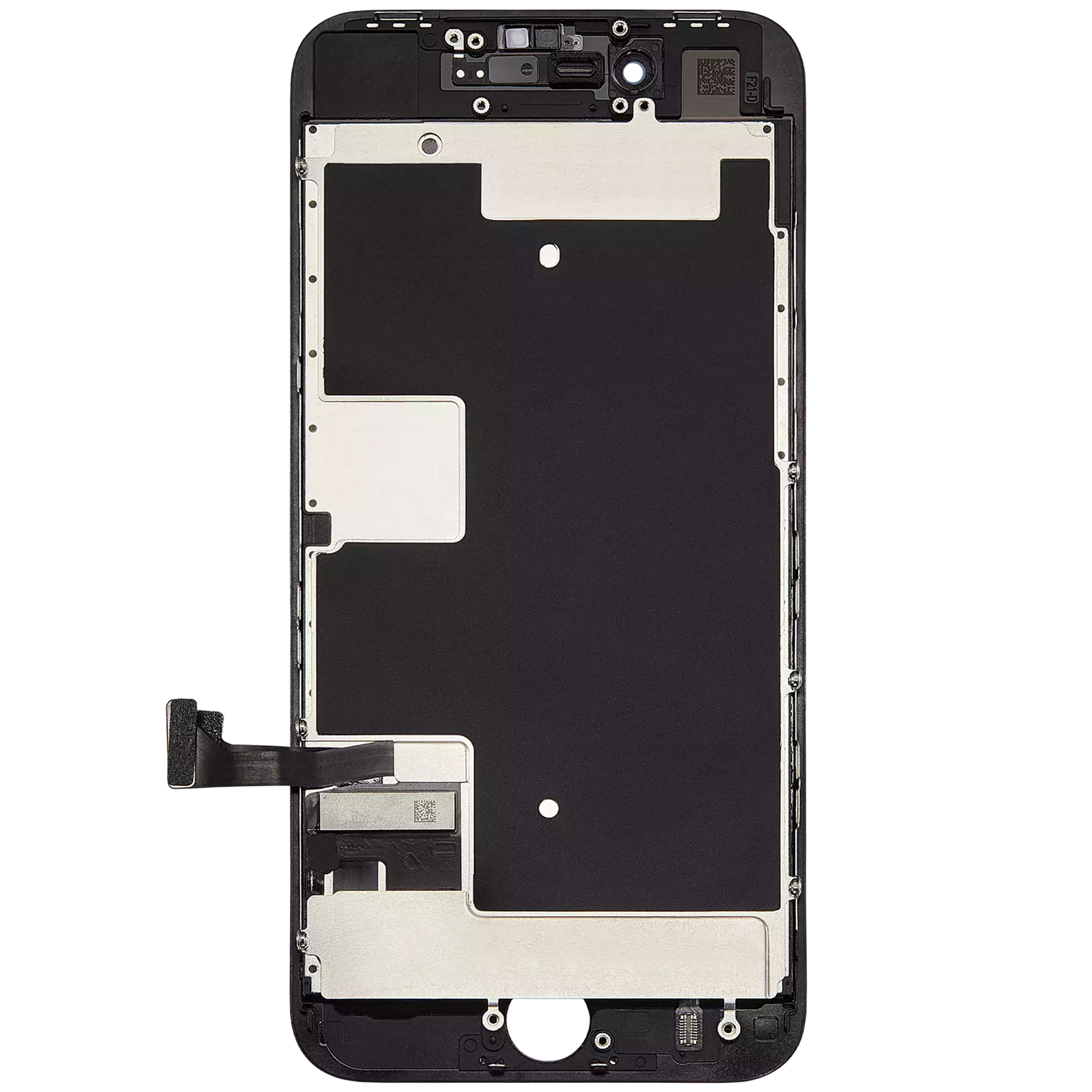 LCD Assembly With Steel Plate For iPhone 8 / SE (2020 / 2022) (Aftermarket) (Black)