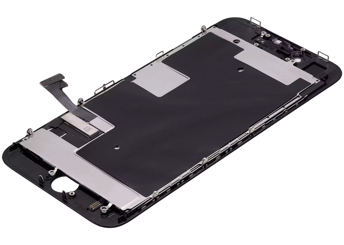LCD Assembly With Steel Plate For iPhone 8 / SE (2020 / 2022) (Aftermarket Pro: XO7 Incell) (Black)