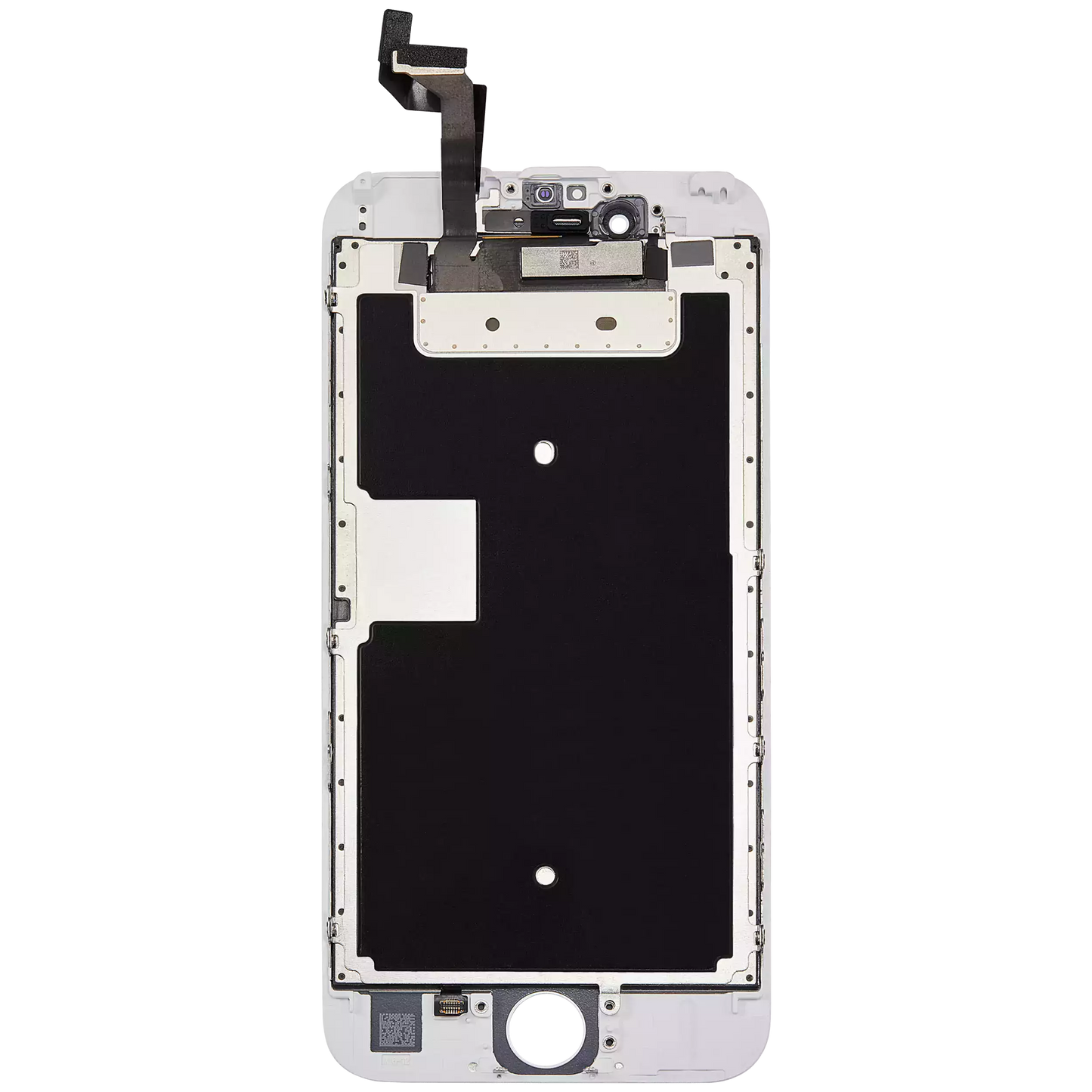 LCD Assembly With Steel Plate For iPhone 6S (Aftermarket: AQ7) (White)