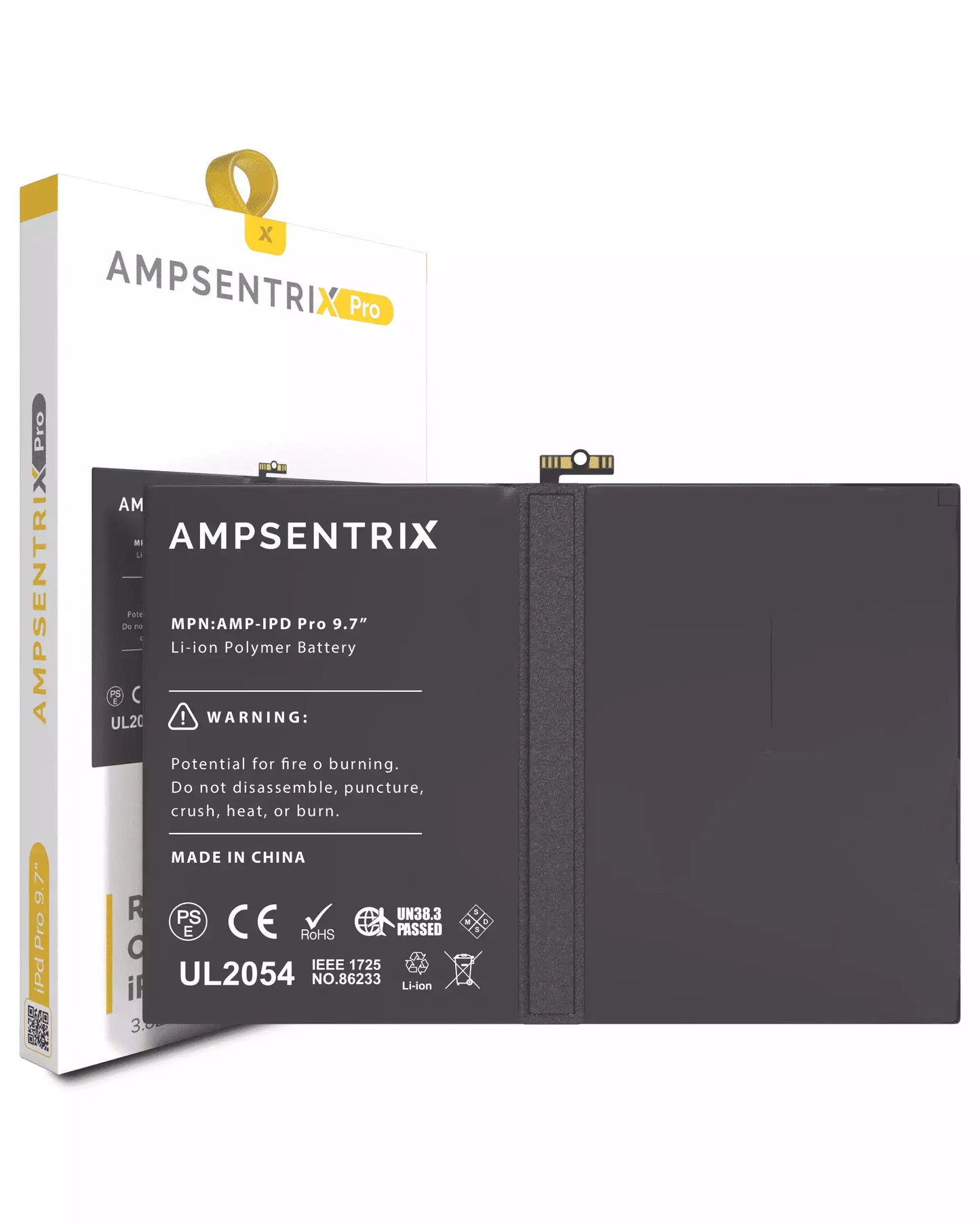 Replacement Battery For iPad Pro 9.7" (AmpSentrix Pro)