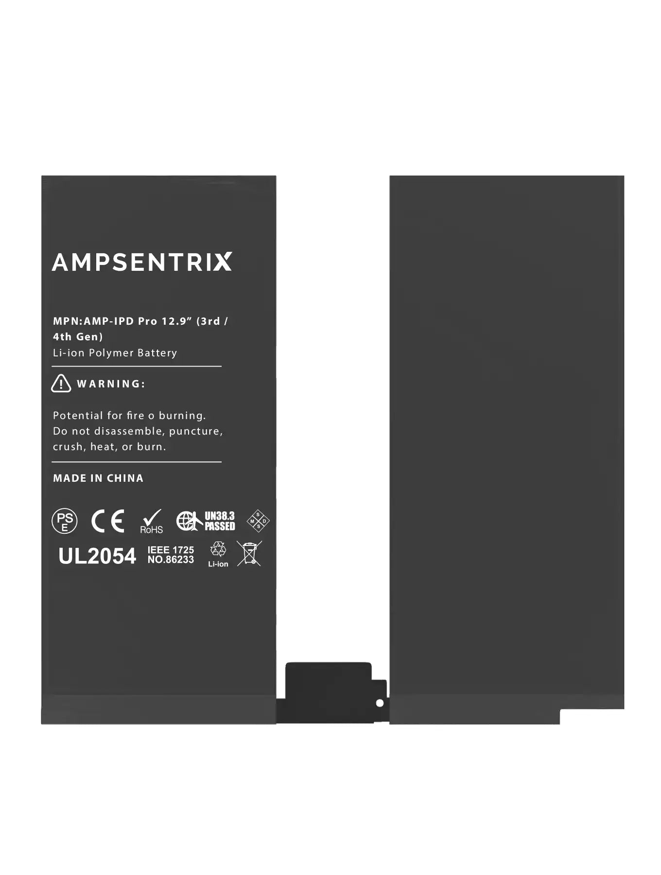 Replacement Battery For iPad Pro 12.9" 3rd Gen (2018) / 4th Gen (2020) (AmpSentrix Pro)
