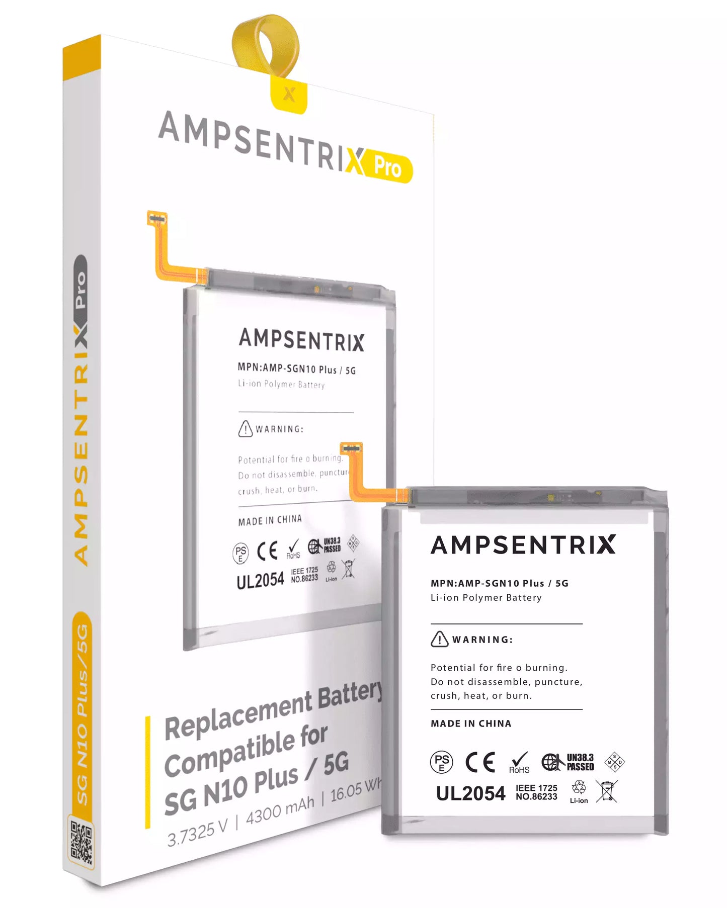 Replacement Battery For Samsung Galaxy Note 10 Plus / 5G (AmpSentrix Pro)