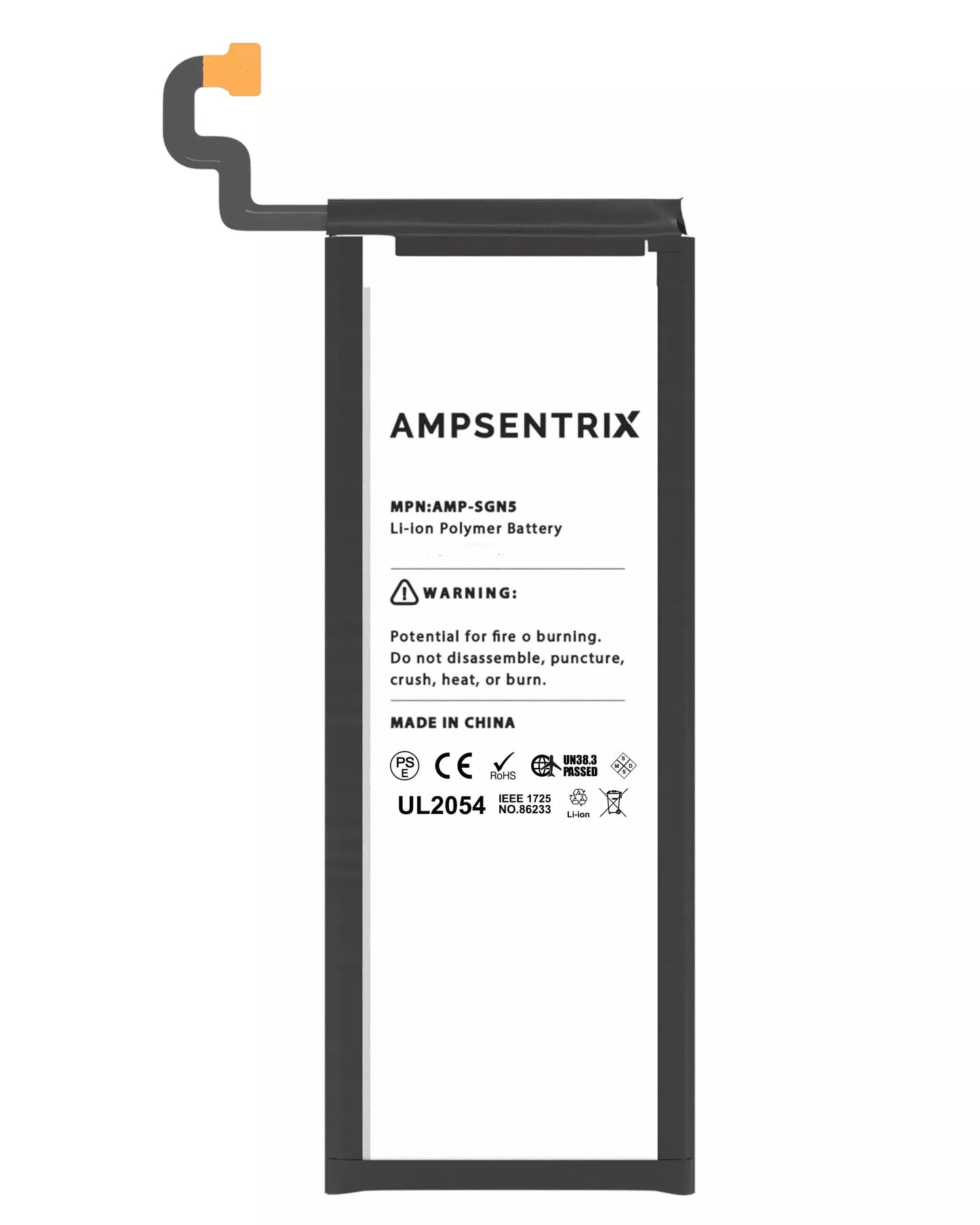Replacement Battery For Samsung Galaxy Note 5 (AmpSentrix Pro)