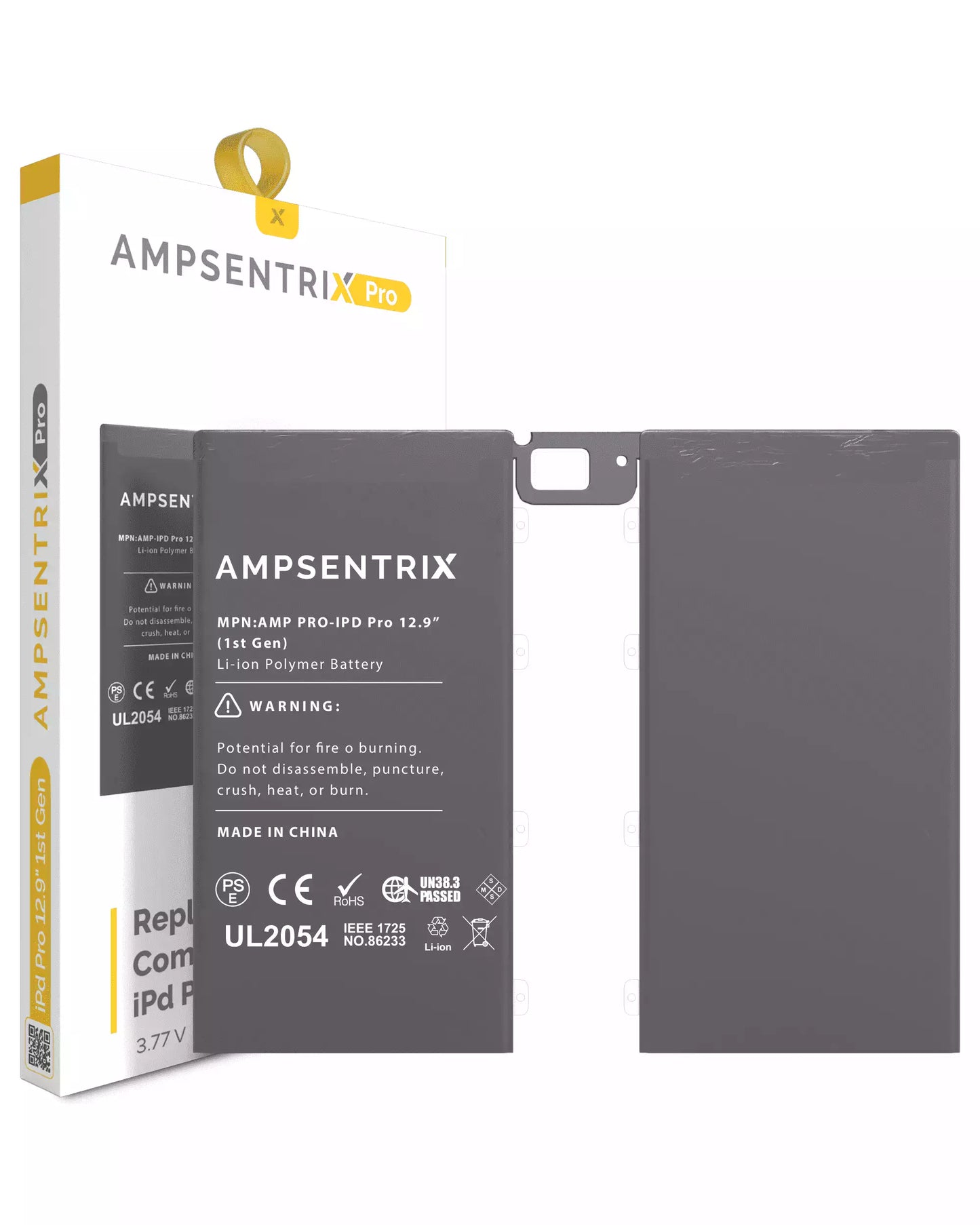 Replacement Battery For iPad Pro 12.9" 1st Gen (2015) (AmpSentrix Pro)