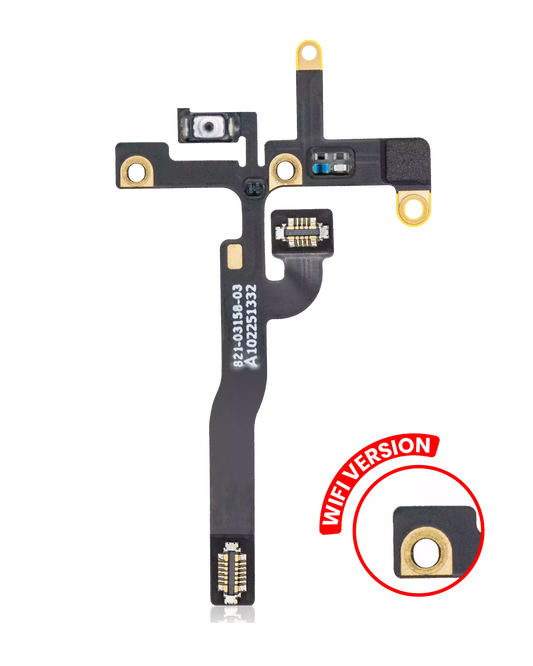 Power Button Flex Cable For iPad Pro 12.9" 5th Gen (2021) / Pro 12.9" 6th Gen (2022) / Pro 11" 3rd Gen (2021) / Pro 11" 4th Gen (2022) (WiFi Only)