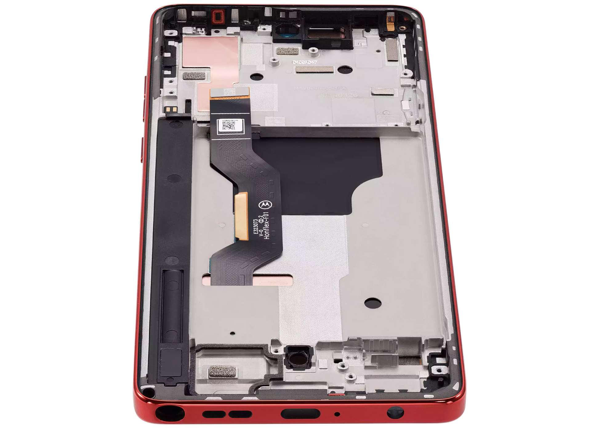 OLED Assembly With Frame For Motorola Moto G Stylus 5G (XT2419 / 2024) (Refurbished) (Scarlet Wave) replacement part SKU 107082132802 image 3