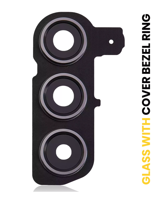 Back Camera Lens With Cover Bezel Ring For Samsung Galaxy S24 5G (Onyx Black)