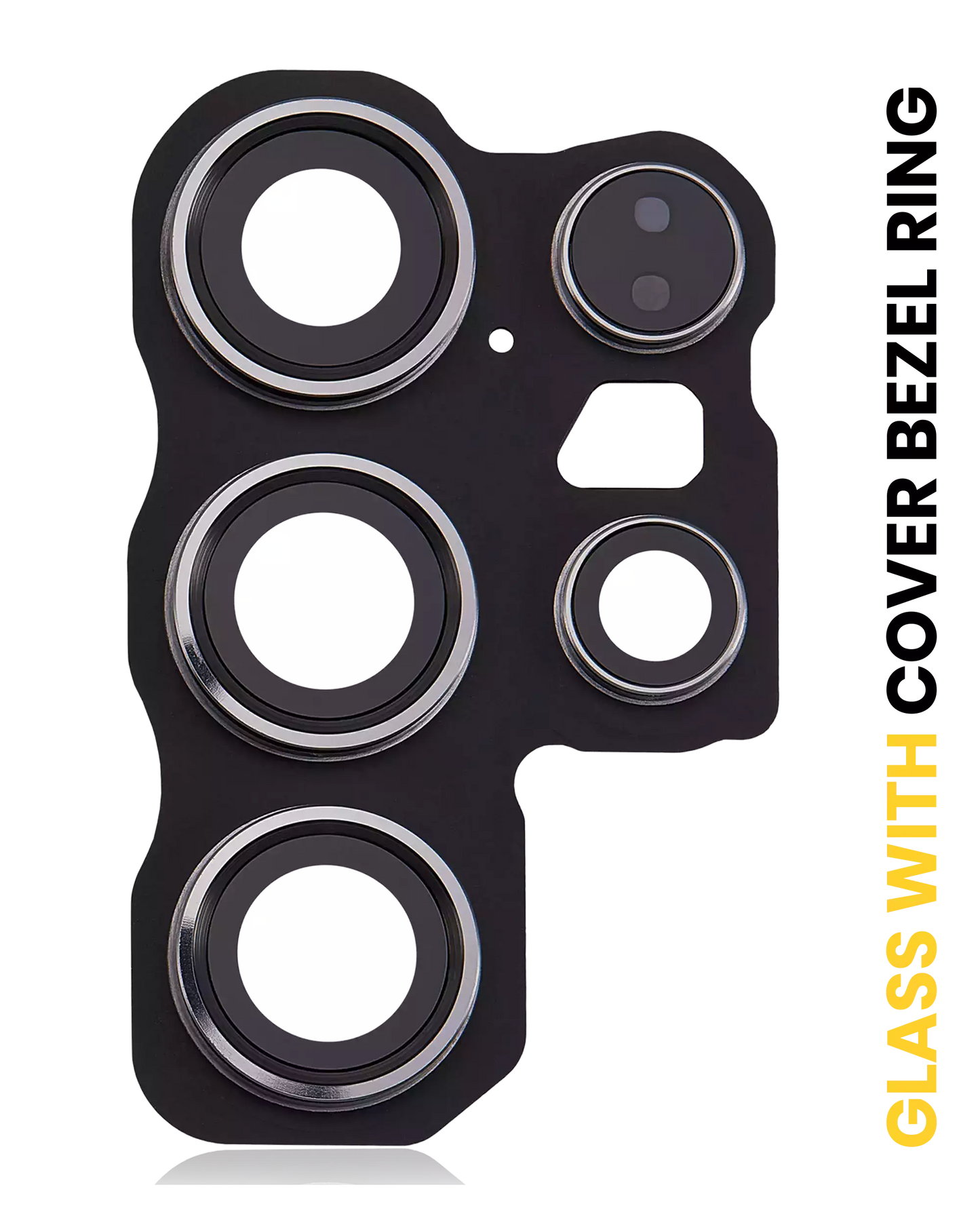 Back Camera Lens With Cover Bezel Ring For Samsung Galaxy S24 Ultra 5G (Titanium Black)