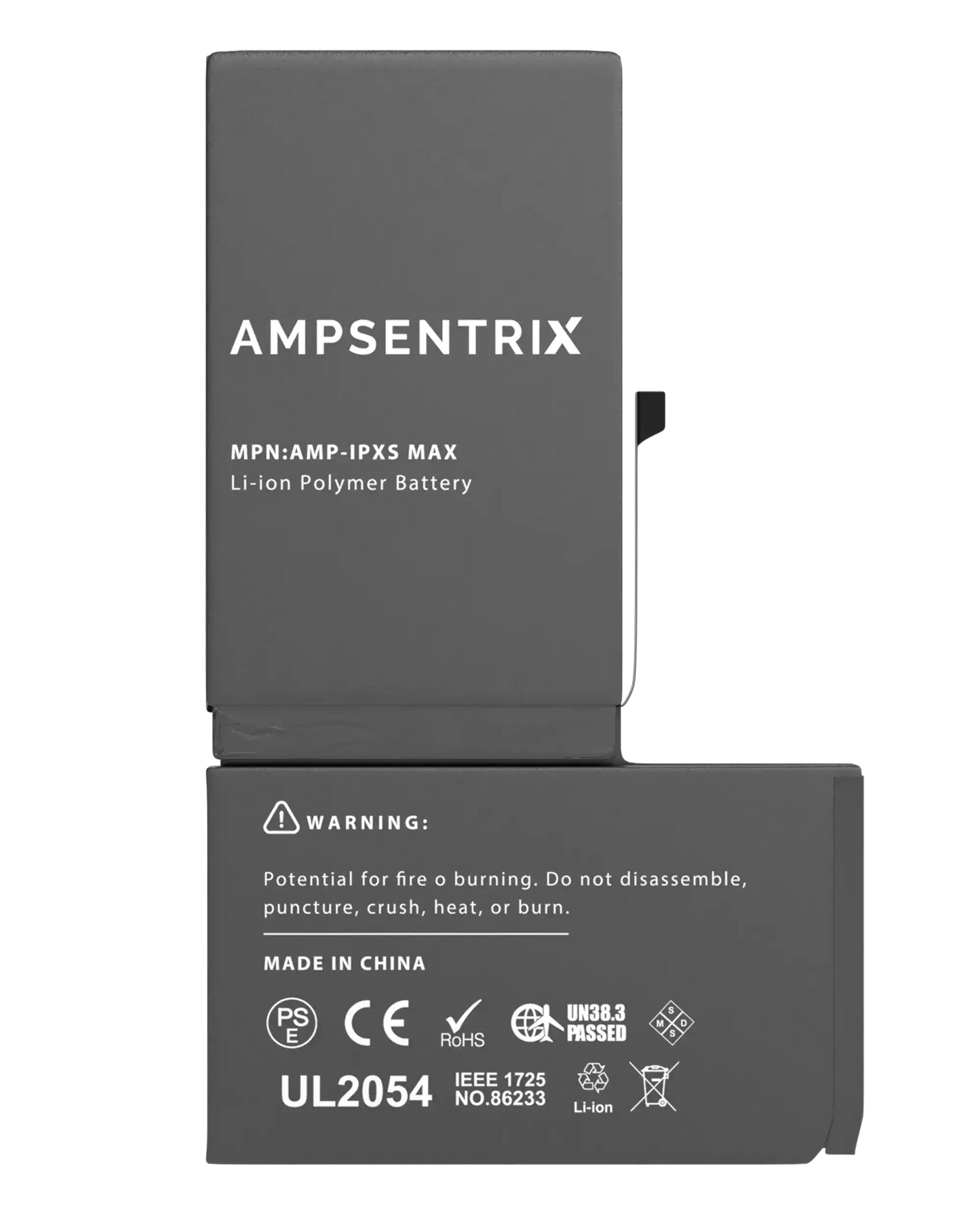 Replacement Battery For iPhone XS Max (AmpSentrix Basic Extended)
