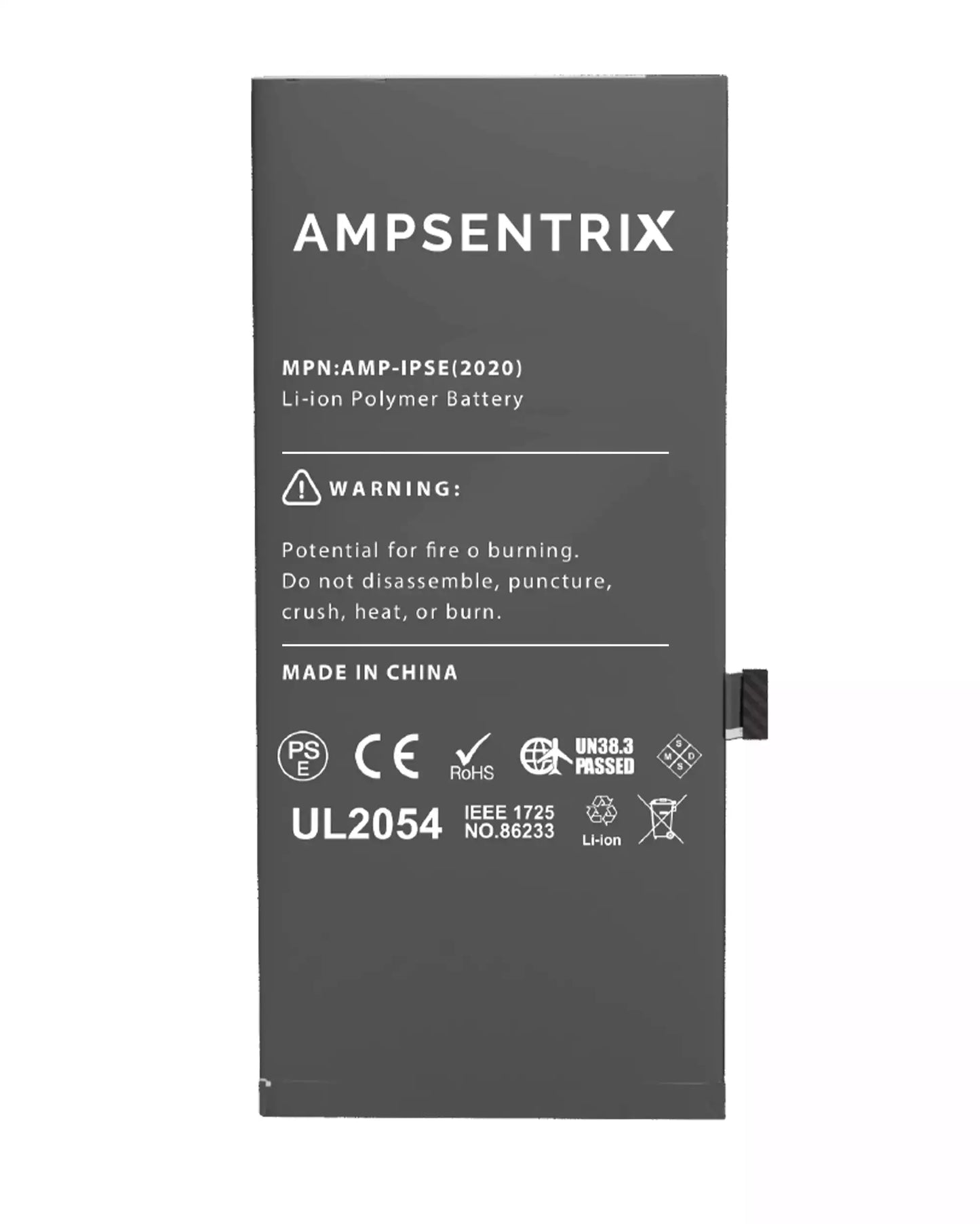Replacement Battery For iPhone SE (2020) (AmpSentrix Basic Extended)