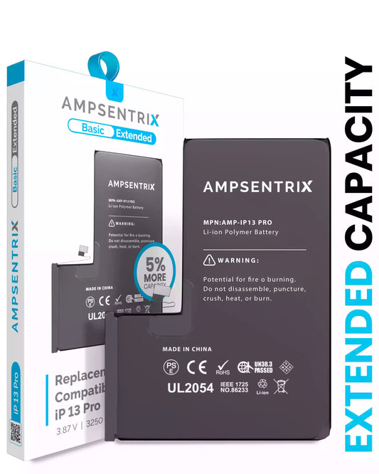Replacement Battery For iPhone 13 Pro (AmpSentrix Basic Extended)