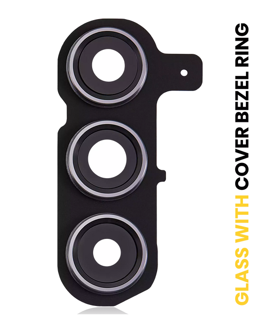 Back Camera Lens With Cover Bezel Ring For Samsung Galaxy S24 Plus 5G (Onyx Black)