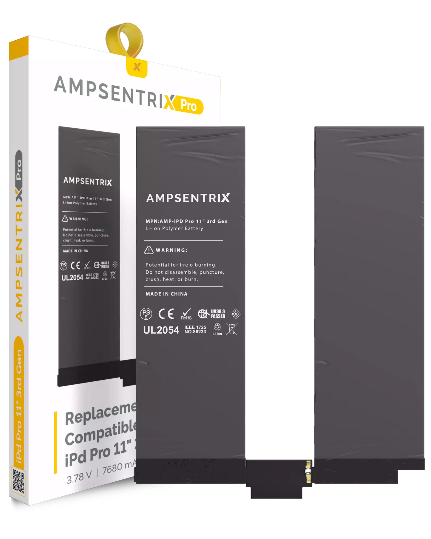 Replacement Battery For iPad Pro 11"3rd Gen (2021)/iPad Pro 11"4th Gen(2022) (AmpSentrix Pro)