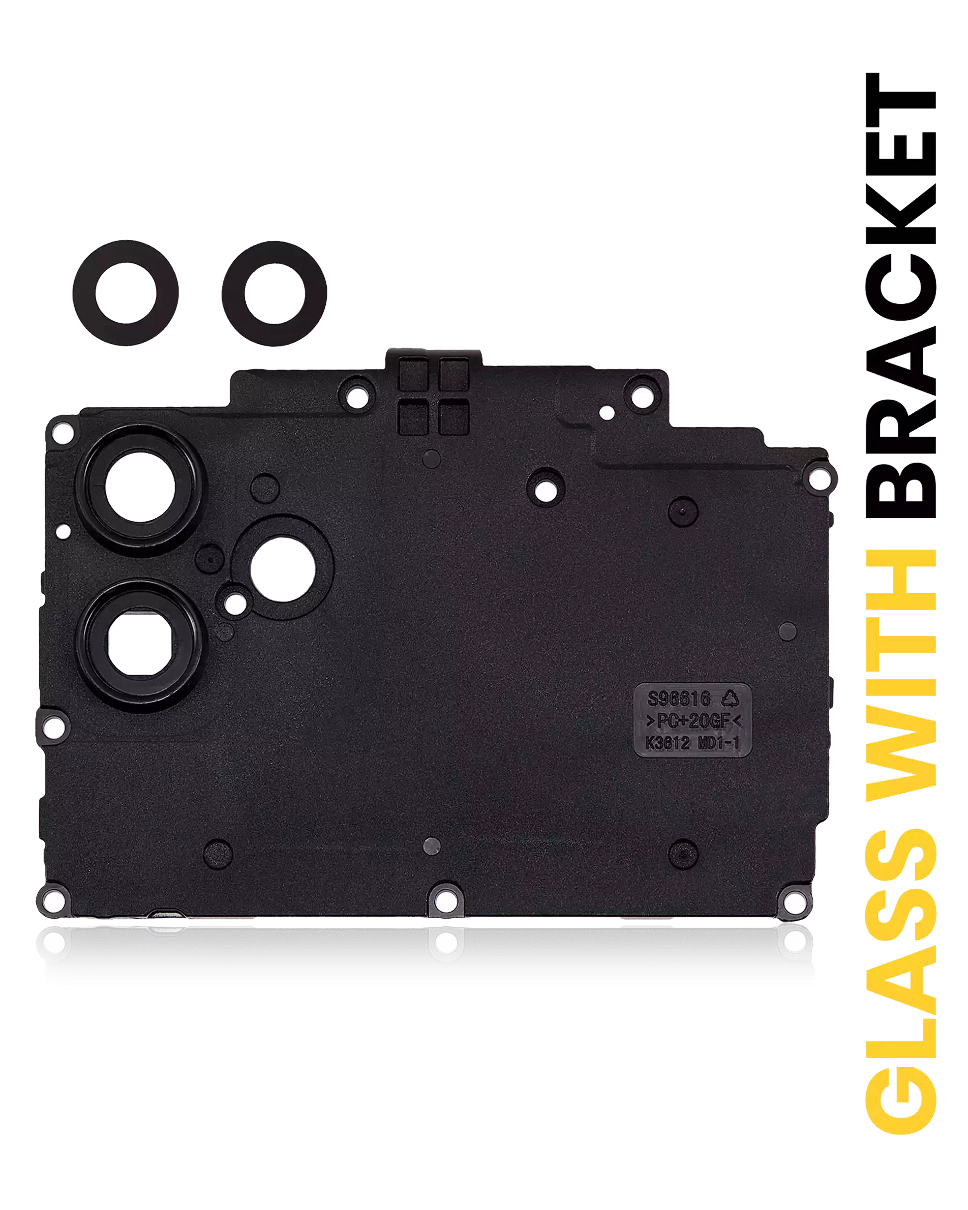 Back Camera Lens With Bracket For Samsung Galaxy A04 (A045 / 2022) (Black) replacement part product image 1 - SKU 107082133221