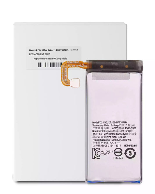 Secondary Replacement Battery For Samsung Galaxy Z Flip 5 5G (Service Pack) - View 1 | TechDrip Canada