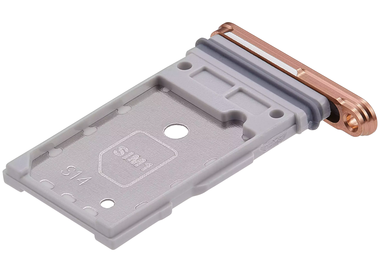 Dual Sim Card Tray For Samsung Galaxy S24 5G / S24 Plus 5G (Sandstone Orange)