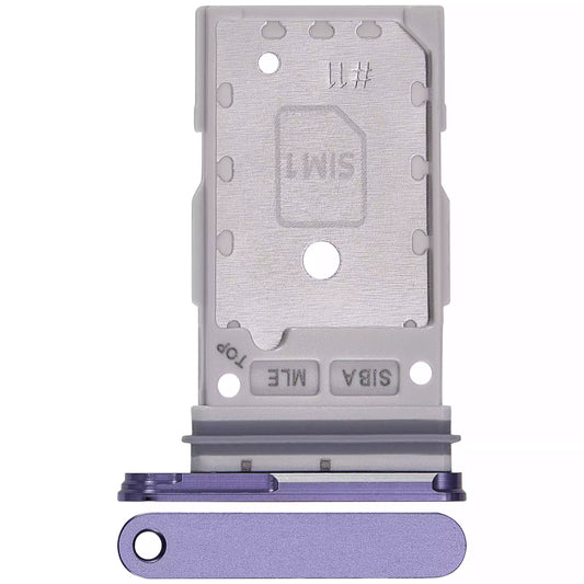 Dual Sim Card Tray For Samsung Galaxy S24 5G / S24 Plus 5G (Cobalt Violet)