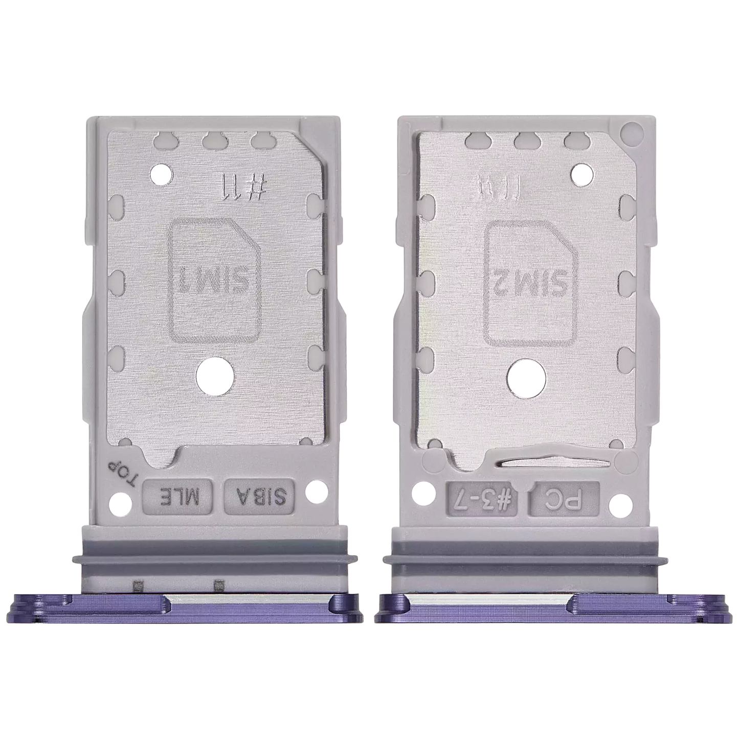 Dual Sim Card Tray For Samsung Galaxy S24 5G / S24 Plus 5G (Cobalt Violet)