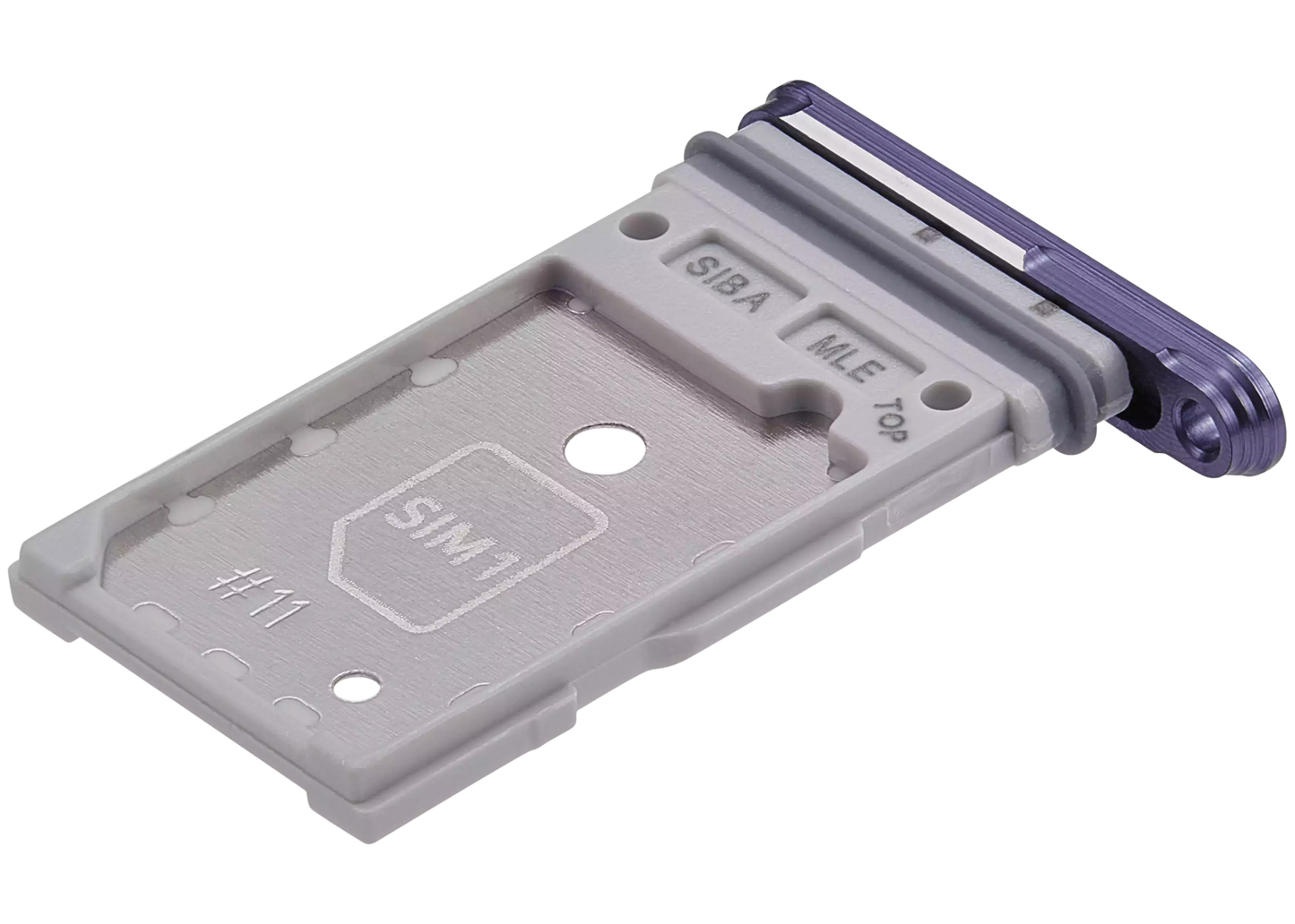 Dual Sim Card Tray For Samsung Galaxy S24 5G / S24 Plus 5G (Cobalt Violet)