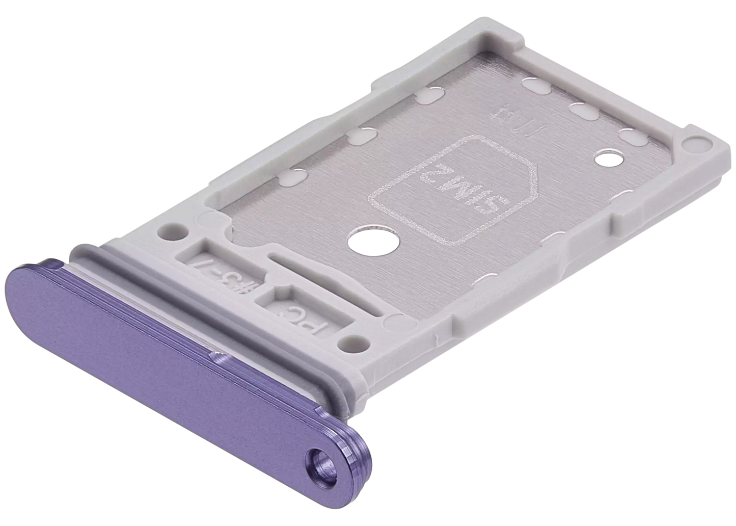 Dual Sim Card Tray For Samsung Galaxy S24 5G / S24 Plus 5G (Cobalt Violet)
