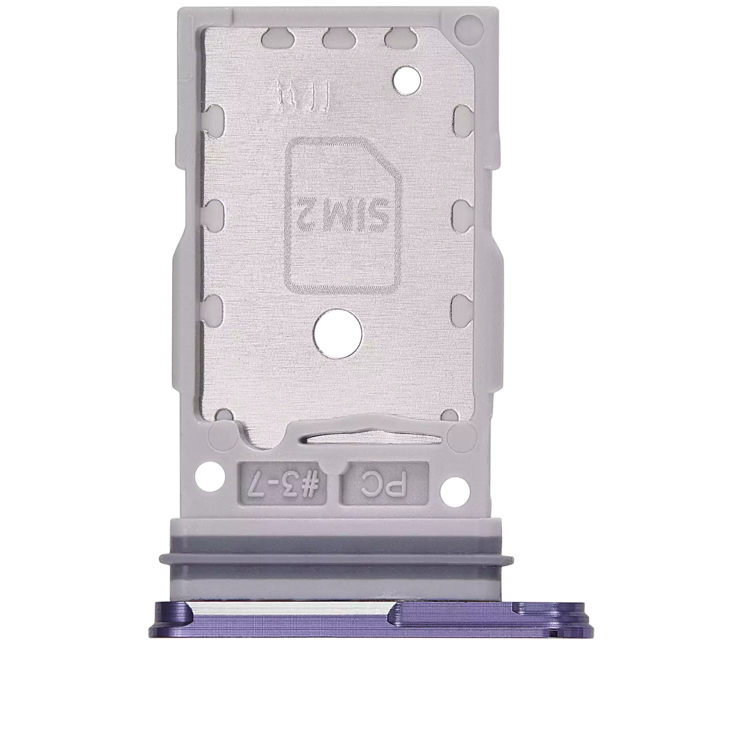 Dual Sim Card Tray For Samsung Galaxy S24 5G / S24 Plus 5G (Cobalt Violet)