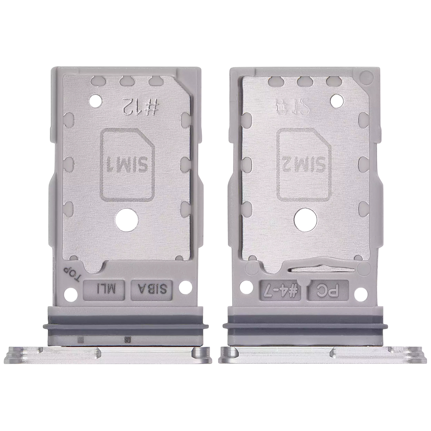 Dual Sim Card Tray For Samsung Galaxy S24 5G / S24 Plus 5G (Marble Gray)