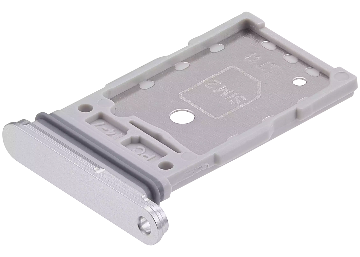 Dual Sim Card Tray For Samsung Galaxy S24 5G / S24 Plus 5G (Marble Gray)