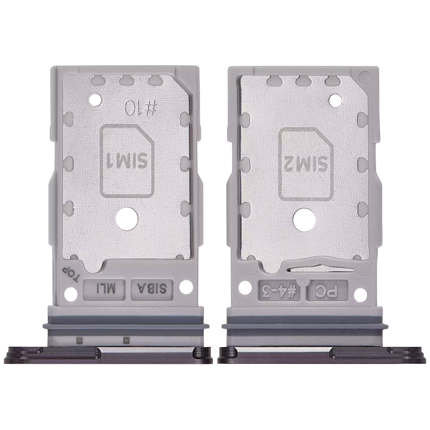 Dual Sim Card Tray For Samsung Galaxy S24 5G / S24 Plus 5G (Onyx Black)