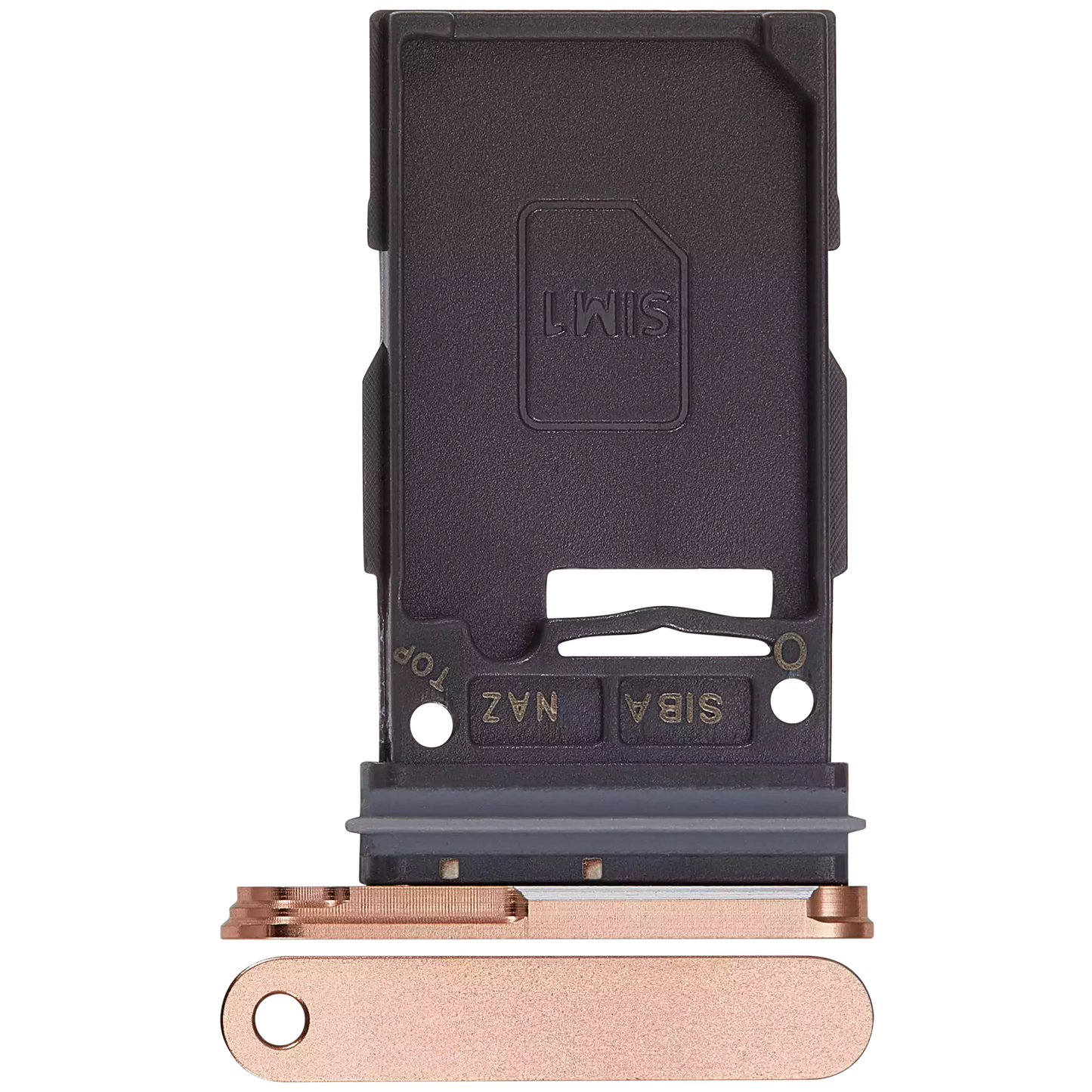 Single Sim Card Tray For Samsung Galaxy S24 5G / S24 Plus 5G (Sandstone Orange)
