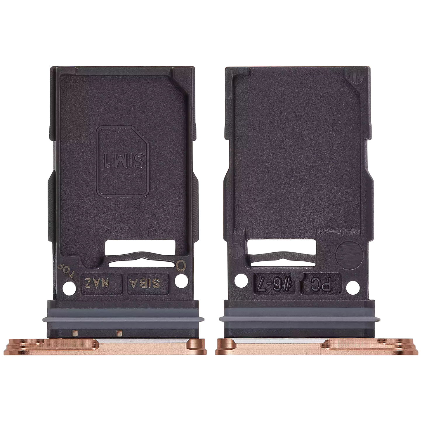Single Sim Card Tray For Samsung Galaxy S24 5G / S24 Plus 5G (Sandstone Orange)