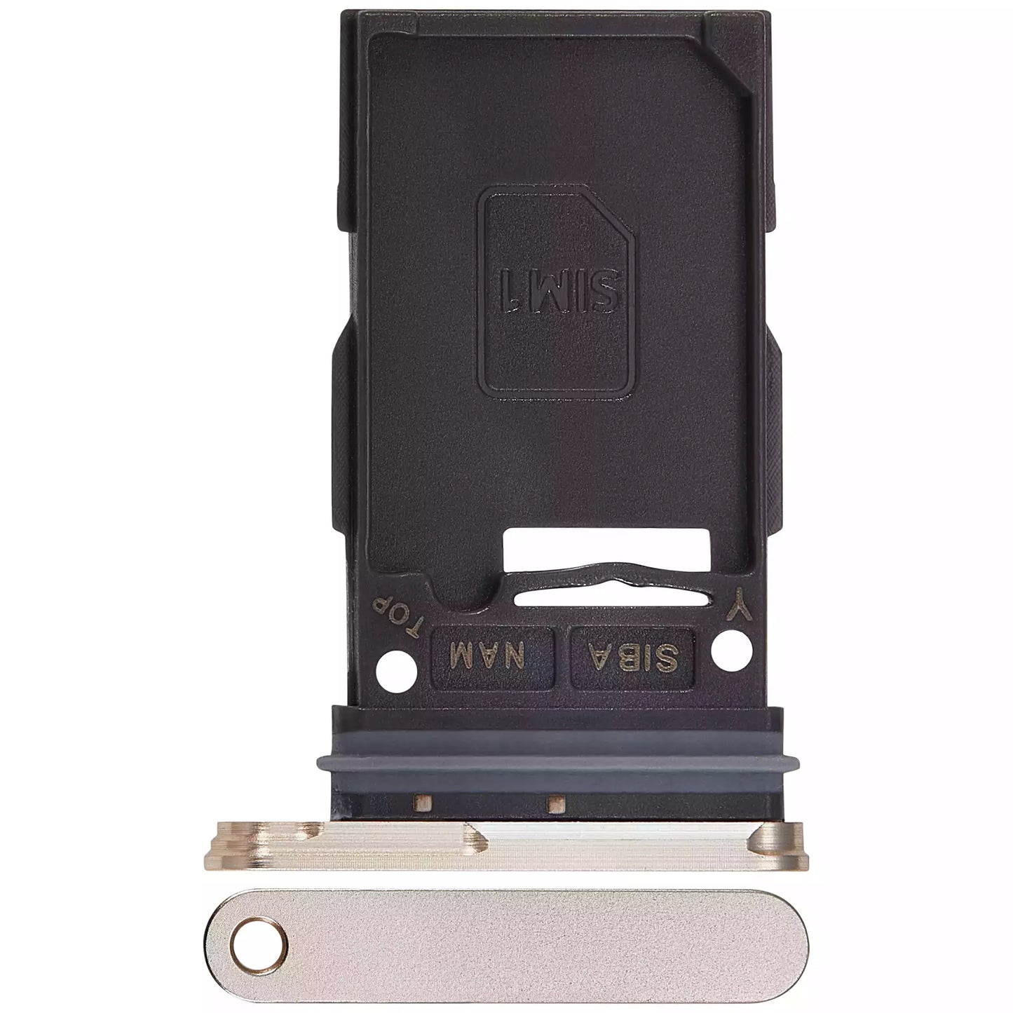 Single Sim Card Tray For Samsung Galaxy S24 5G / S24 Plus 5G (Amber Yellow)
