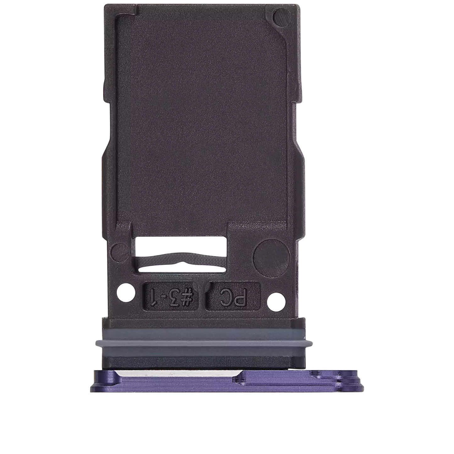 Single Sim Card Tray For Samsung Galaxy S24 5G / S24 Plus 5G (Cobalt Violet)