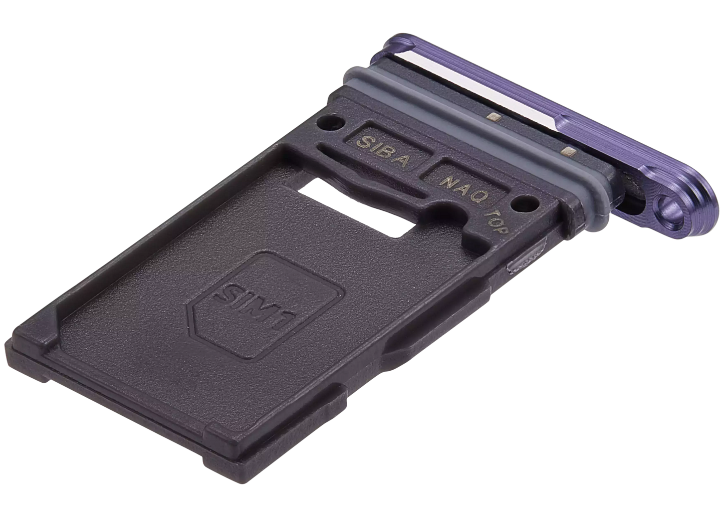 Single Sim Card Tray For Samsung Galaxy S24 5G / S24 Plus 5G (Cobalt Violet)