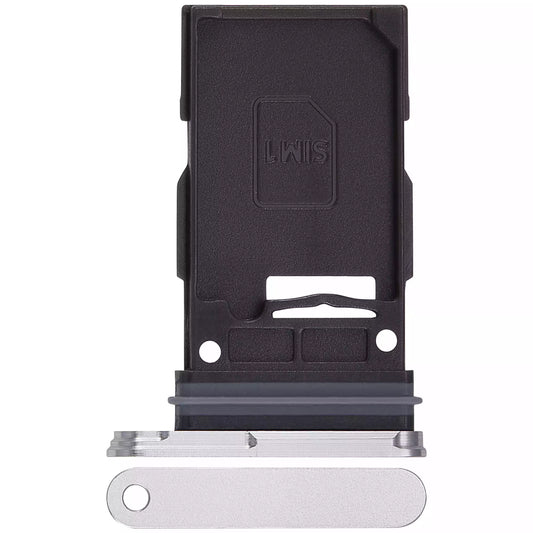 Single Sim Card Tray For Samsung Galaxy S24 5G / S24 Plus 5G (Marble Gray)