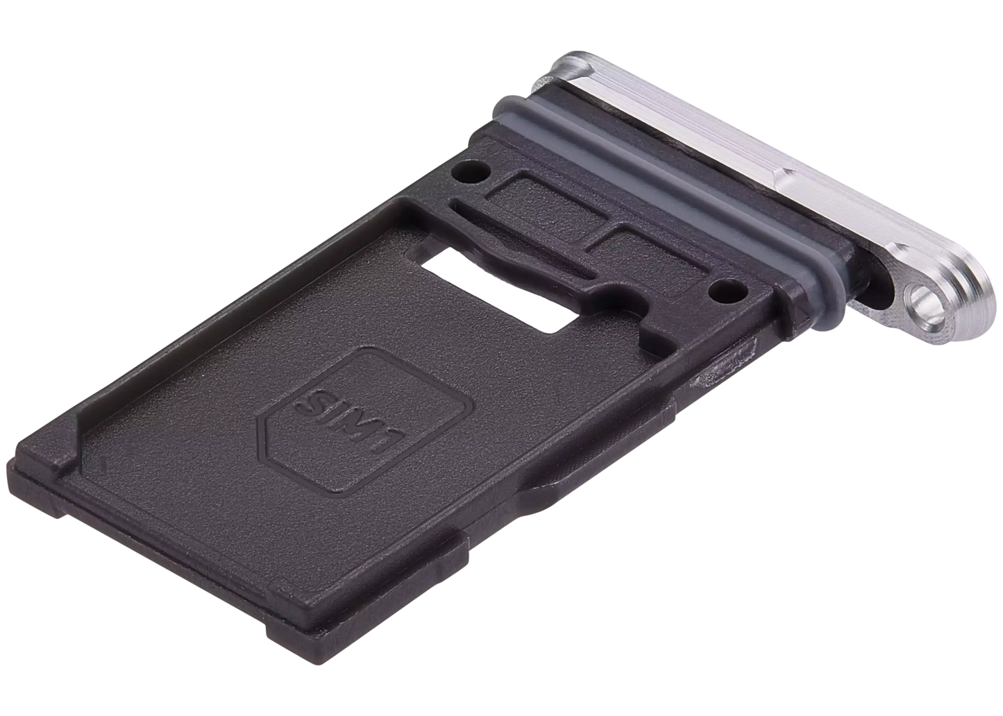 Single Sim Card Tray For Samsung Galaxy S24 5G / S24 Plus 5G (Marble Gray)